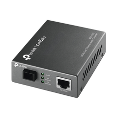 Convertidor Fibra Óptica WDM Monomodo / 1 puerto RJ45 10/100 Mbps / 1 puerto SC/UPC 100 Mbps /  Hasta 20 Km / Para su Funcionamiento Requiere el Modelo MC112CS / Plug and Play