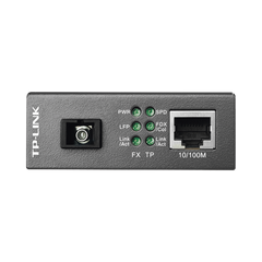Convertidor Fibra Óptica WDM Monomodo / 1 puerto RJ45 10/100 Mbps / 1 puerto SC/UPC 100 Mbps /  Hasta 20 Km / Para su Funcionamiento Requiere el Modelo MC111CS / Plug and Play