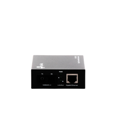 Convertidor Fibra Óptica Monomodo / 1 Puerto RJ45 10/100/1000 Mbps / Puerto Fibra Óptica SC 1000 Mbps / Hasta 20 Km / Plug and Play