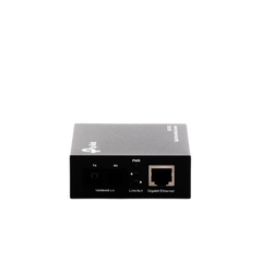 Convertidor Fibra Óptica Monomodo / 1 Puerto RJ45 10/100/1000 Mbps / Puerto Fibra Óptica SC 1000 Mbps / Hasta 20 Km / Plug and Play