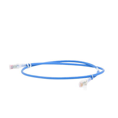 Patch Cord MC5 Modular Cat5e UTP, CM/LS0H, 7ft, Color Azul, Versión Bulk (Sin Empaque Individual)