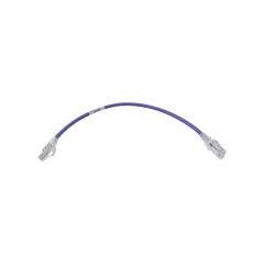 Patch Cord MC6 Modular Cat6 UTP, CM/LS0H, 1ft, Color Violeta