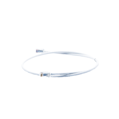 Patch Cord MC6 Modular Cat6 UTP, CM/LS0H, 3ft, Color Blanco, Versión Bulk (Sin Empaque Individual)
