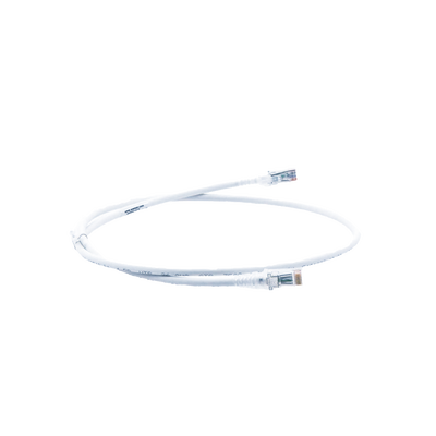 Patch Cord MC6 Modular Cat6 UTP, CM/LS0H, 3ft, Color Blanco, Versión Bulk (Sin Empaque Individual)