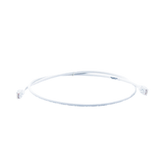 Patch Cord MC6 Modular Cat6 UTP, CM/LS0H, 0.91 Metros (3 Pies), Color Blanco, Versión Bulk (Sin Empaque Individual)