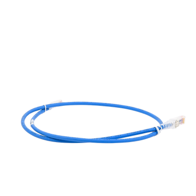 Patch Cord MC6 Modular Cat6 UTP, CM/LS0H, 3ft, Color Azul, Versión Bulk (Sin Empaque Individual)