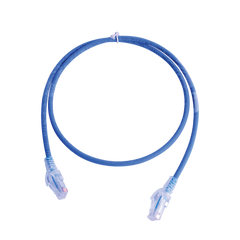 Patch Cord MC6 Modular Cat6 UTP, CM/LS0H, 3ft, Color Azul, Versión Bulk (Sin Empaque Individual)