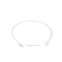 Patch Cord MC6 Modular Cat6 UTP, CM/LS0H, 1.52 Metros (5 Pies), Color Blanco, Diámetro Reducido (28AWG)