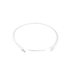 Patch Cord MC6 Modular Cat6 UTP, CM/LS0H, 5ft, Color Blanco, Diámetro Reducido (28AWG)
