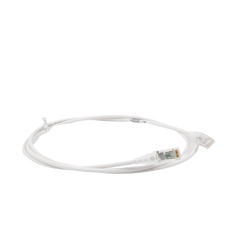Patch Cord MC6 Modular Cat6 UTP, CM/LS0H, 5ft, Color Blanco, Diámetro Reducido (28AWG), Versión Bulk (Sin Empaque Individual)