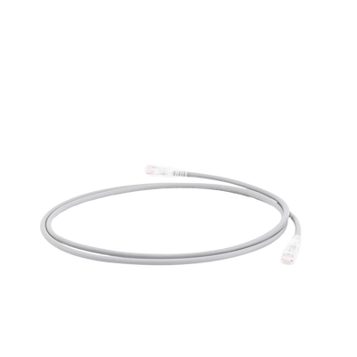 Patch Cord MC6 Modular Cat6 UTP, CM/LS0H, 5ft, Color Gris