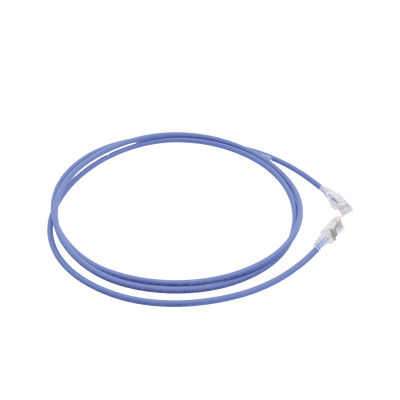 Patch Cord MC6 Modular Cat6 UTP, CM/LS0H, 7ft, Color Azul