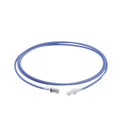 Patch Cord MC6 Modular Cat6 UTP, CM/LS0H, 7ft, Color Azul