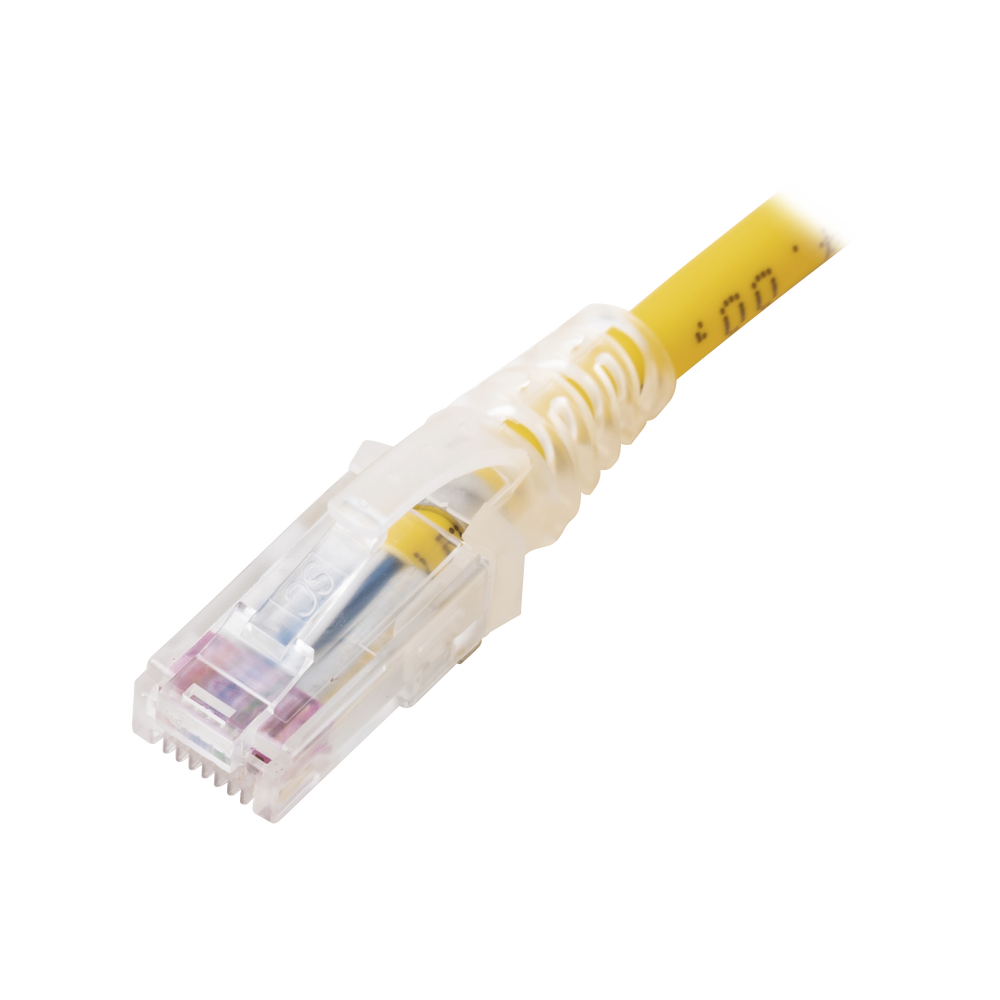 Patch Cord MC6 Modular Cat6 UTP, CM/LS0H, 3.05 Metros (10 Pies), Color Amarillo