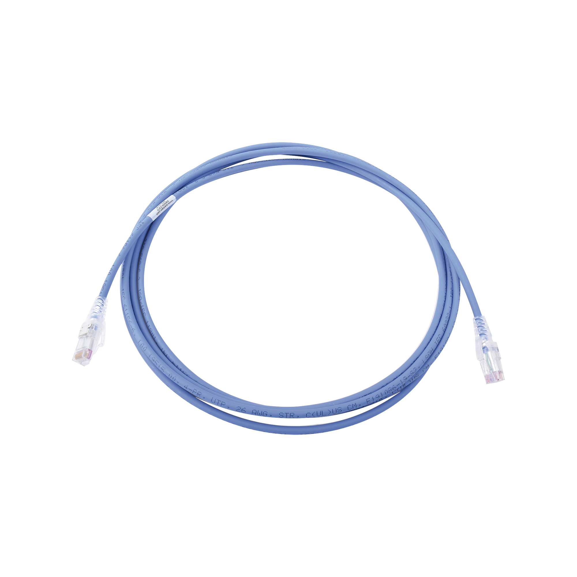 Patch Cord MC6 Modular Cat6 UTP, CM/LS0H, 3.05 Metros (10 Pies), Color Azul
