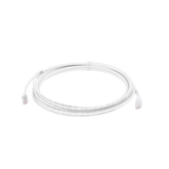 Patch Cord MC6 Modular Cat6 UTP, CM/LS0H, 4.57 Metros (15 Pies), Color Blanco