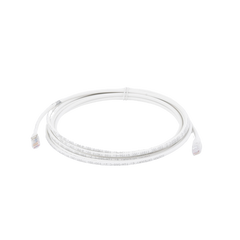 Patch Cord MC6 Modular Cat6 UTP, CM/LS0H, 15ft, Color Blanco