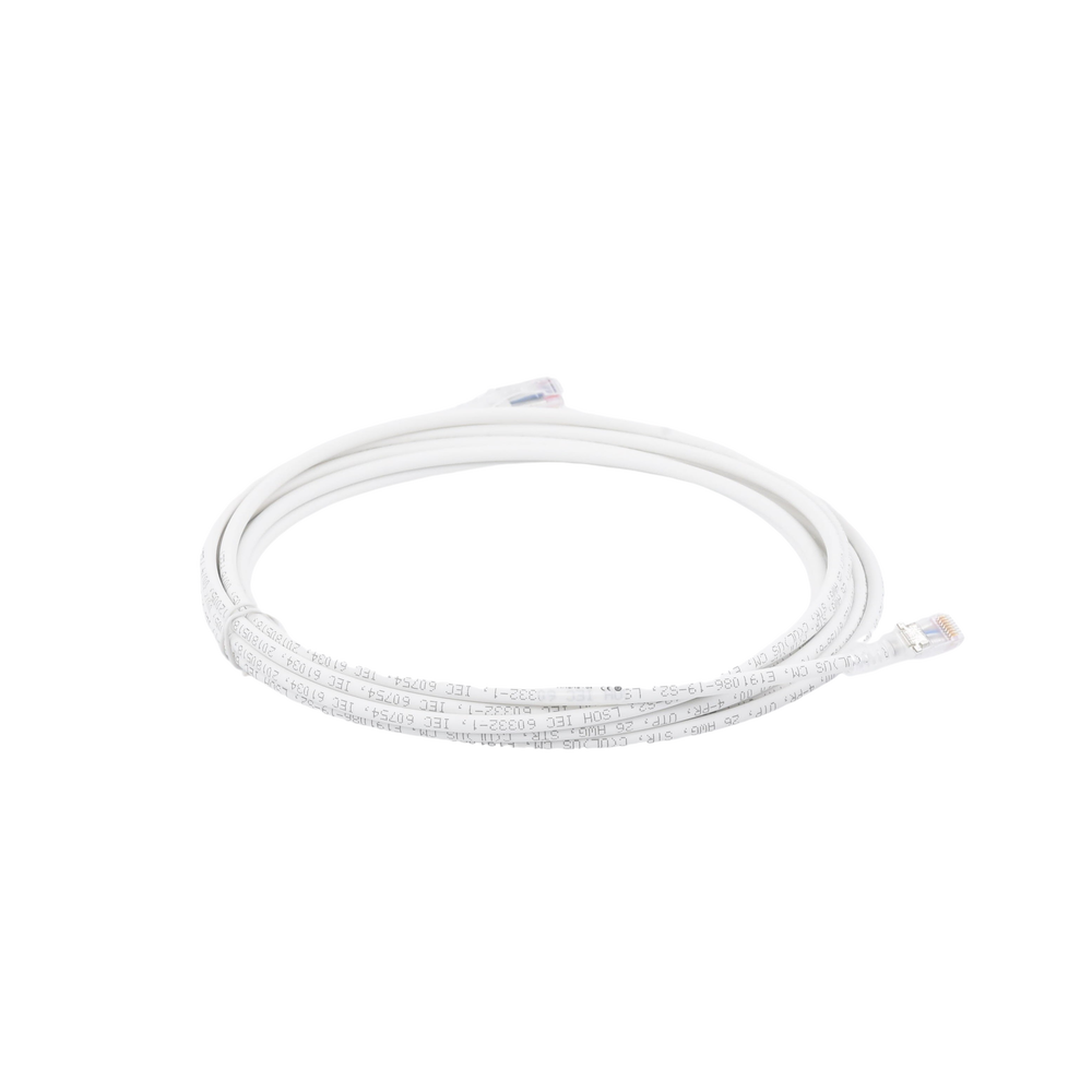 Patch Cord MC6 Modular Cat6 UTP, CM/LS0H, 4.57 Metros (15 Pies), Color Blanco