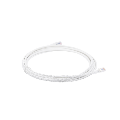 Patch Cord MC6 Modular Cat6 UTP, CM/LS0H, 15ft, Color Blanco