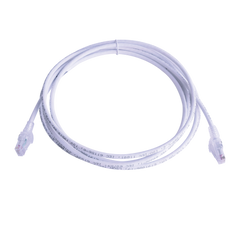 Patch Cord MC6 Modular Cat6 UTP, CM/LS0H, 15ft, Color Blanco