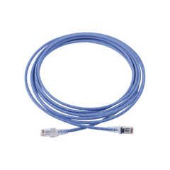 Patch Cord MC6 Modular Cat6 UTP, CM/LS0H, 15ft, Color Azul