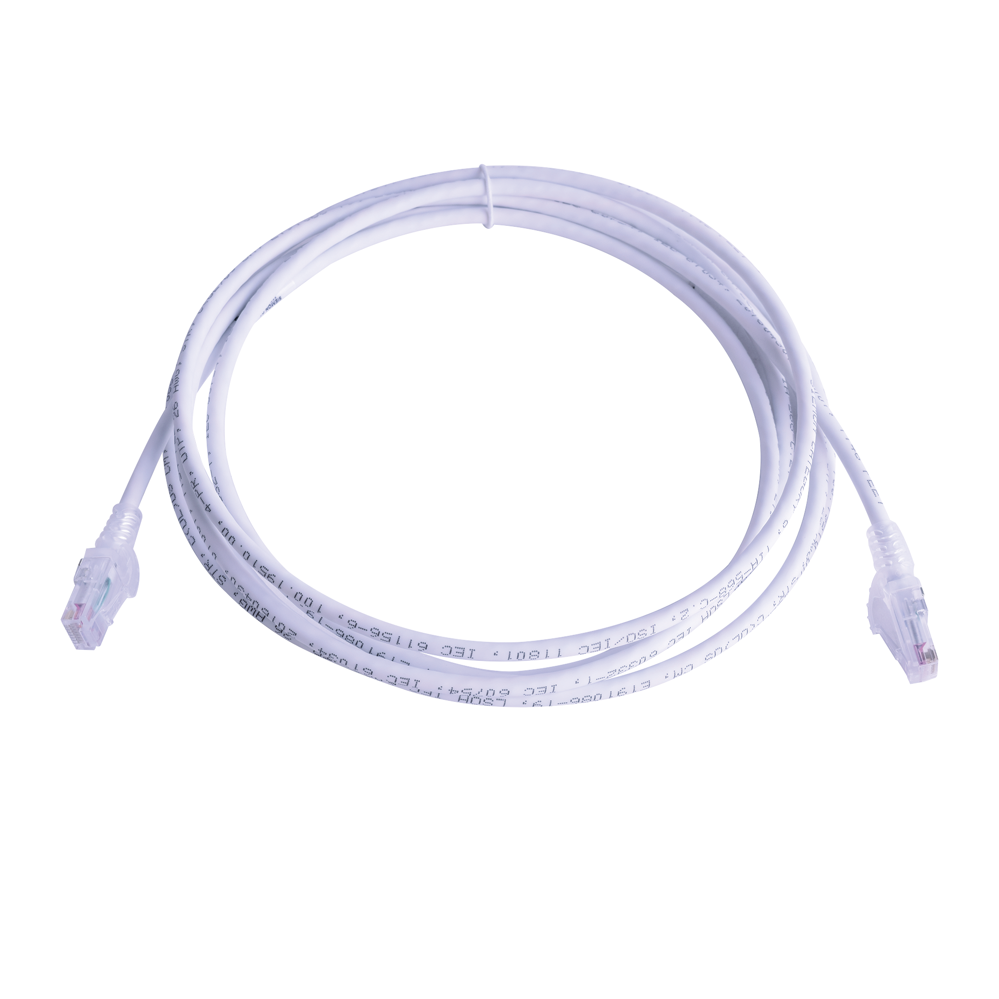 Patch Cord MC6 Modular Cat6 UTP, CM/LS0H, 15.24 Metros (50 Pies), Color Blanco