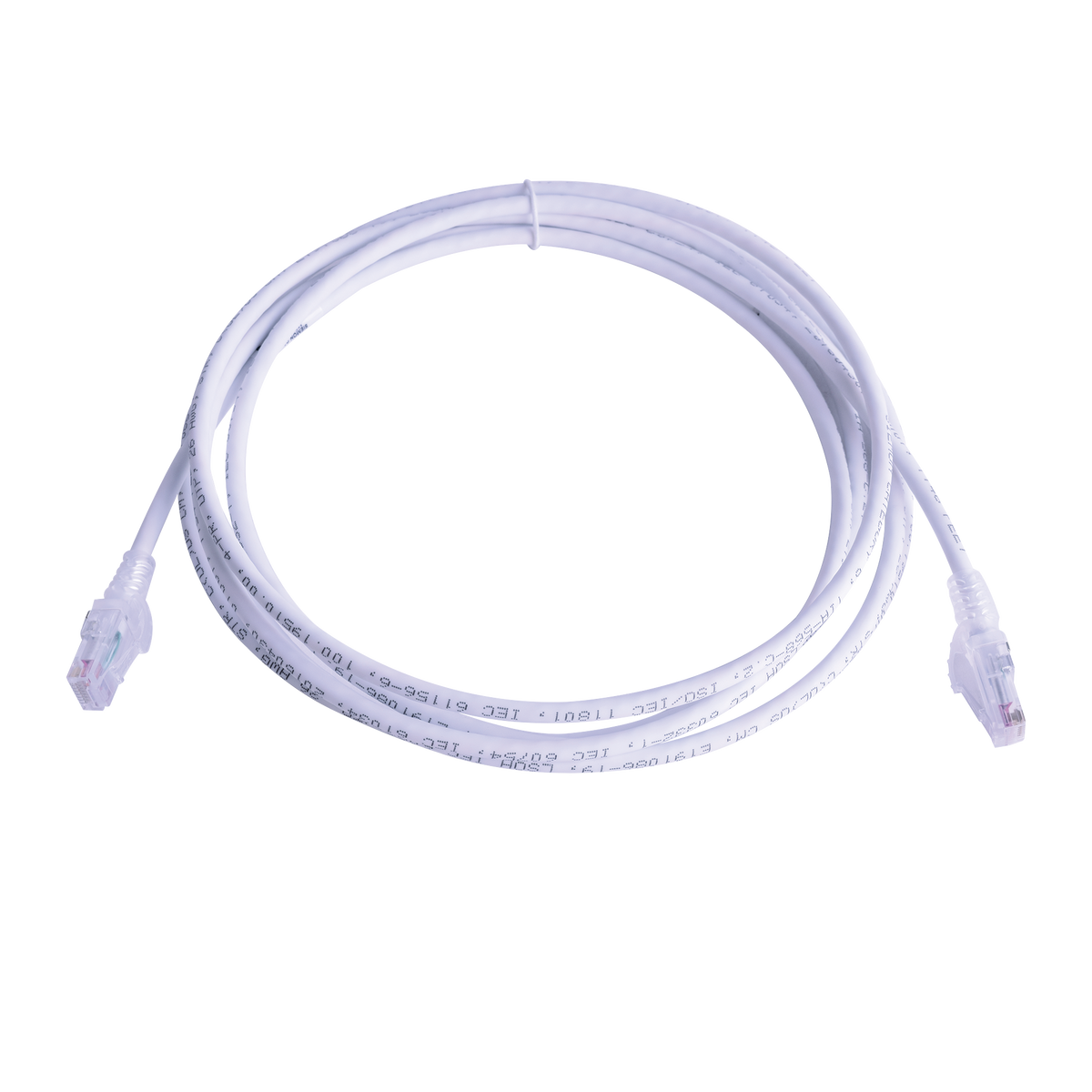 Patch Cord MC6 Modular Cat6 UTP, CM/LS0H, 15.24 Metros (50 Pies), Color Blanco