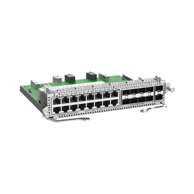e-Lighten Tarjeta Modular para OLT modelo RG-NBF6002M, 16 puertos Ethernet de 1G, 8 puertos SFP de 1G y 2 puertos SFP+ de 10G