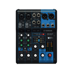 Mezcladora de Audio | 6 Canales | 2 entradas de micro/6 de línea (2 mono + 2 estéreo) | Efectos Integrados | Alimentación Phantom