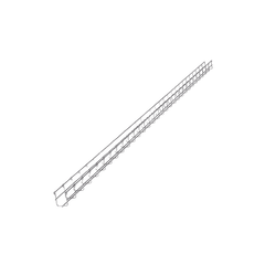 Charola Tipo Malla 66/50 mm, Acabado Electro Zinc, Hasta 53 Cables Cat6, Tramo de 3 Metros