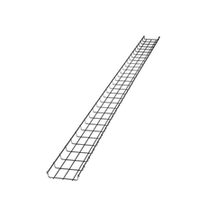Charola Bimetálica Tipo Malla 33/150 mm, Ideal Para Utilizarse al Exterior o Zonas Húmedas, Hasta 79 Cables Cat6, Tramo de 3 Metros