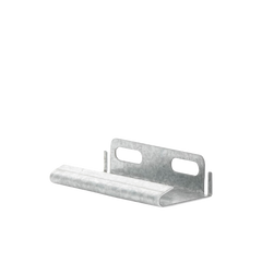 Placa salida a tubo automática para peralte de 66mm y 116mm, con acabado Electro Zinc