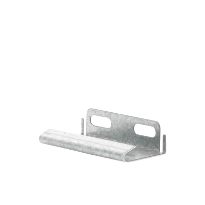 Placa salida a tubo automática para peralte de 66mm y 116mm, con acabado Electro Zinc