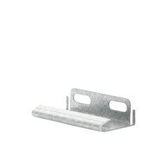 Placa salida a tubo automática para peralte de 66mm y 116mm, con acabado Electro Zinc