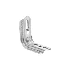 Ménsula omega tipo L 110mm inteligente, para montar charola de 50 a 100mm en pared o muro