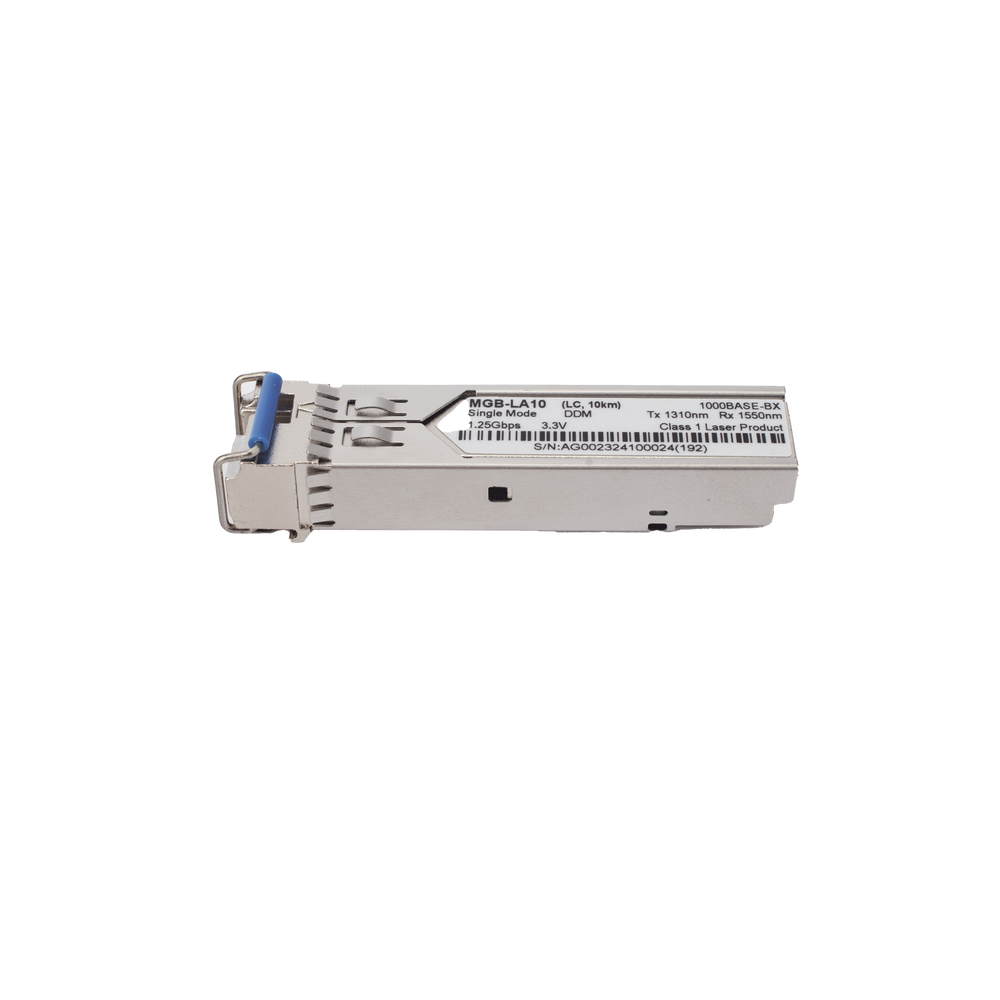 Transceptor WDM Mini-Gbic SFP 1G LC TX:1310nm RX:1550 Para Fibra Mono Modo 10 Km, Requiere MGB-LB10