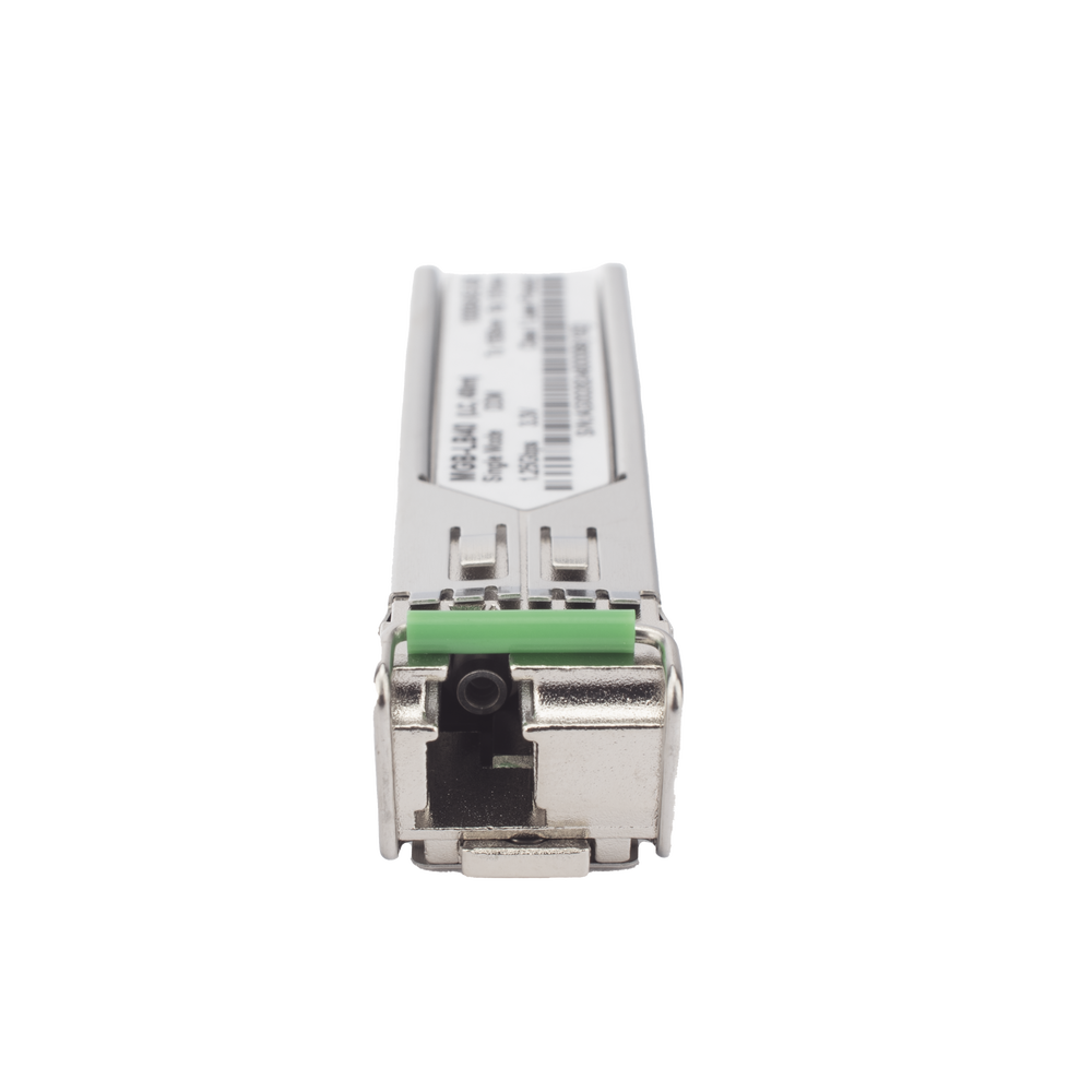 Transceptor mini-Gbic SFP 1G LC TX:1550nm RX:1310 para fibra Mono Modo 40 Km WDM, Requiere MGB-LA40