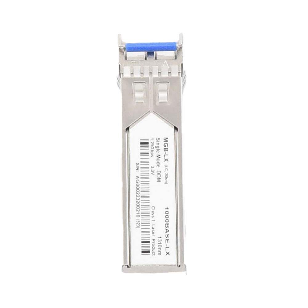 Paquete de 10 Piezas del Modelo (MGB-LX v2) del Transceptor mini-GBIC SFP 1G LC Duplex Para Fibra Monomodo de 20 Km