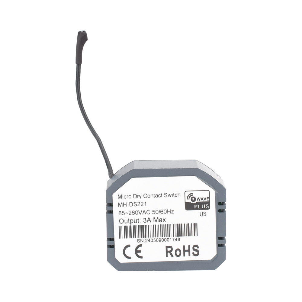 (ZWAVE) Micro modulo On/Off y salida de contacto seco