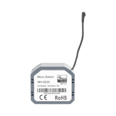 (ZWAVE) Micro modulo On/Off , para 1 circuito, doble control