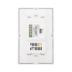 (ZWAVE) Interruptor On/Off panel táctil touch inalámbrico Zwave Plus 2 botones. Compatible con Hubitat HC8, Álula  M2M, otro