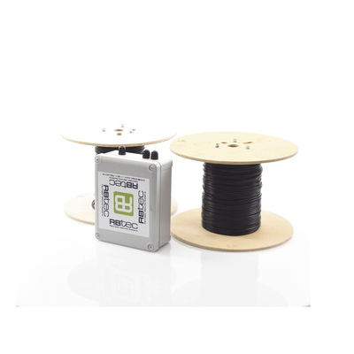 MICALERT Cable Sensor para Paredes, barandales, rejas rigidas / 2 zonas de 152 metros / 304 Metros de protección total/Tarjeta LPU400/Calibración via software