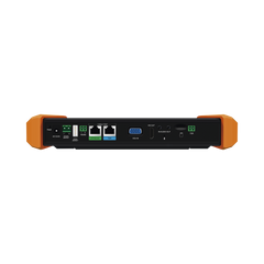 Probador de Vídeo con Pantalla LCD de 7" para IP ONVIF / 8MP TVI + 8MP CVI + 8MP AHD + SDI/EXâ€SDI + Multímetro + Cable TDR / Prueba de Red de Fibra Óptica + Medidor de Distancia Laser + Cámara Integrada