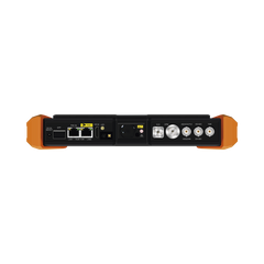 Probador de Vídeo con Pantalla LCD de 7" para IP ONVIF / 8MP TVI + 8MP CVI + 8MP AHD + SDI/EXâ€SDI + Multímetro + Cable TDR / Prueba de Red de Fibra Óptica + Medidor de Distancia Laser + Cámara Integrada