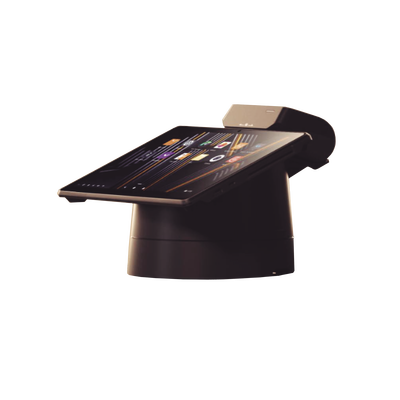 Soporte Giratorio SUNMI para V3 MIX/P3 MIX / Rotación 0°~180° / Entrada 24V 1.4A / Pogo Pin 6 PIN / USB Tipo-A / Ethernet / RJ12 / RS232 / Amplio Rango de Temperatura