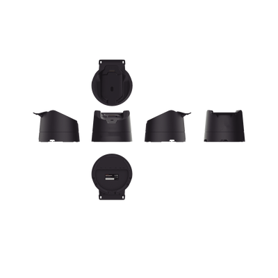 Soporte Giratorio SUNMI para V3 MIX/P3 MIX / Rotación 0°~180° / Entrada 24V 1.4A / Pogo Pin 6 PIN / USB Tipo-A / Ethernet / RJ12 / RS232 / Amplio Rango de Temperatura
