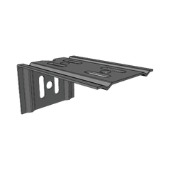 Ménsula Para MallaFils, para montaje en pared, para anchos de charola de 100 mm, con acabado electrozinc