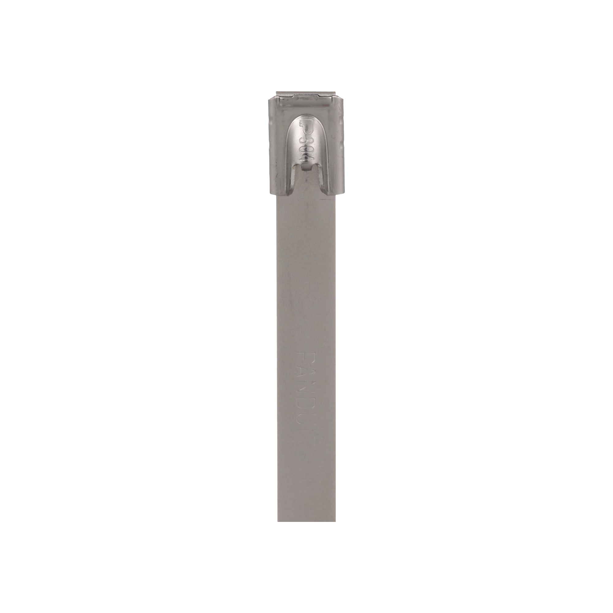 Cincho Pan-Steel™ de Acero Inoxidable 316, de 362mm largo x 7.9mm ancho, Color Metálico, Paquete de 50pz