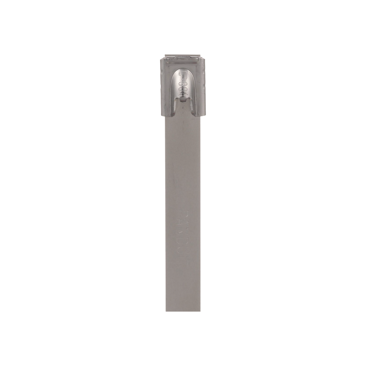 Cincho Pan-Steel™ de Acero Inoxidable 316, de 362mm largo x 7.9mm ancho, Color Metálico, Paquete de 50pz