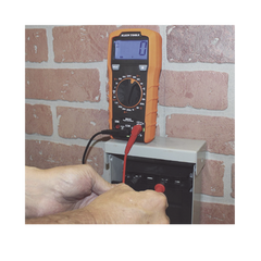 Multímetro Digital con Selección Manual Rango 600V CAT III con Protección de Alerta LED del Cable de Prueba